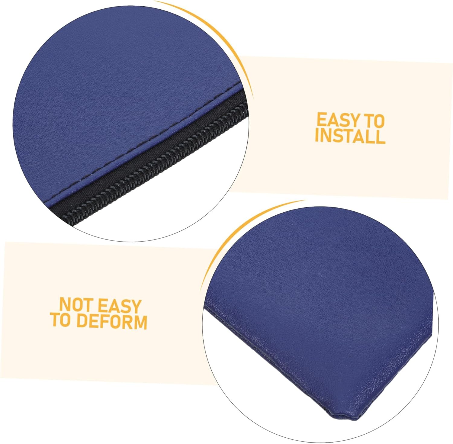 COHEALI 4pcs Pu Leather Zippered Deposit Money Bags 28x15.5cm Receipt Pouch for Coins Invoices Bills Document Organizer for Office and Business