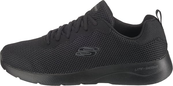 Skechers Blk Zapatillas Hombre: Comodidad y estilo casual para el día a día.