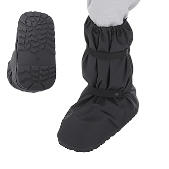 MABOZOO Waterproof Walking Boot Cover, Adjustable Orthopedic Medical Boot Cover with Non-Slip Sole, Rain Shoe Covers for Medical Orthopedic Boots 13.8 * 6.3 Inch
