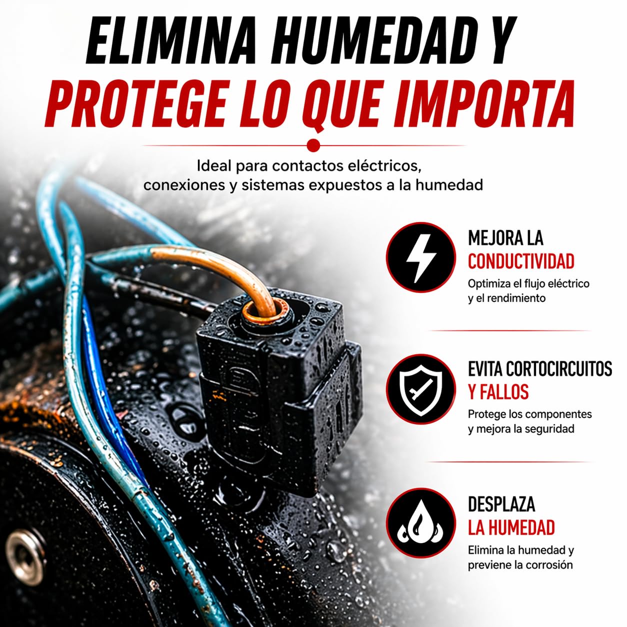 Datacol lubricante spray multiuso 5 en 1, aflojatodo de alto rendimiento y larga duración, elimina óxido y protege contra corrosión, 400 ml (4)