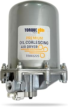 TORQUE 065225 Air Dryer AD-9 AD9 Style Replaces 109685 F224680 26QE377 109685X, 12 V TR065225