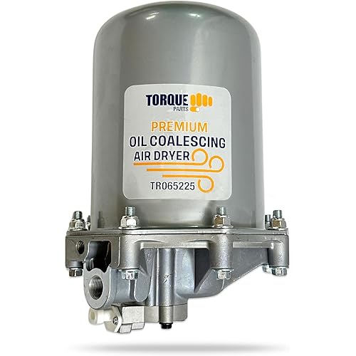Torque 065225 Air Dryer AD-9 AD9 Style Replaces 109685 F224680 26QE377 109685X, 12 V (TR065225)