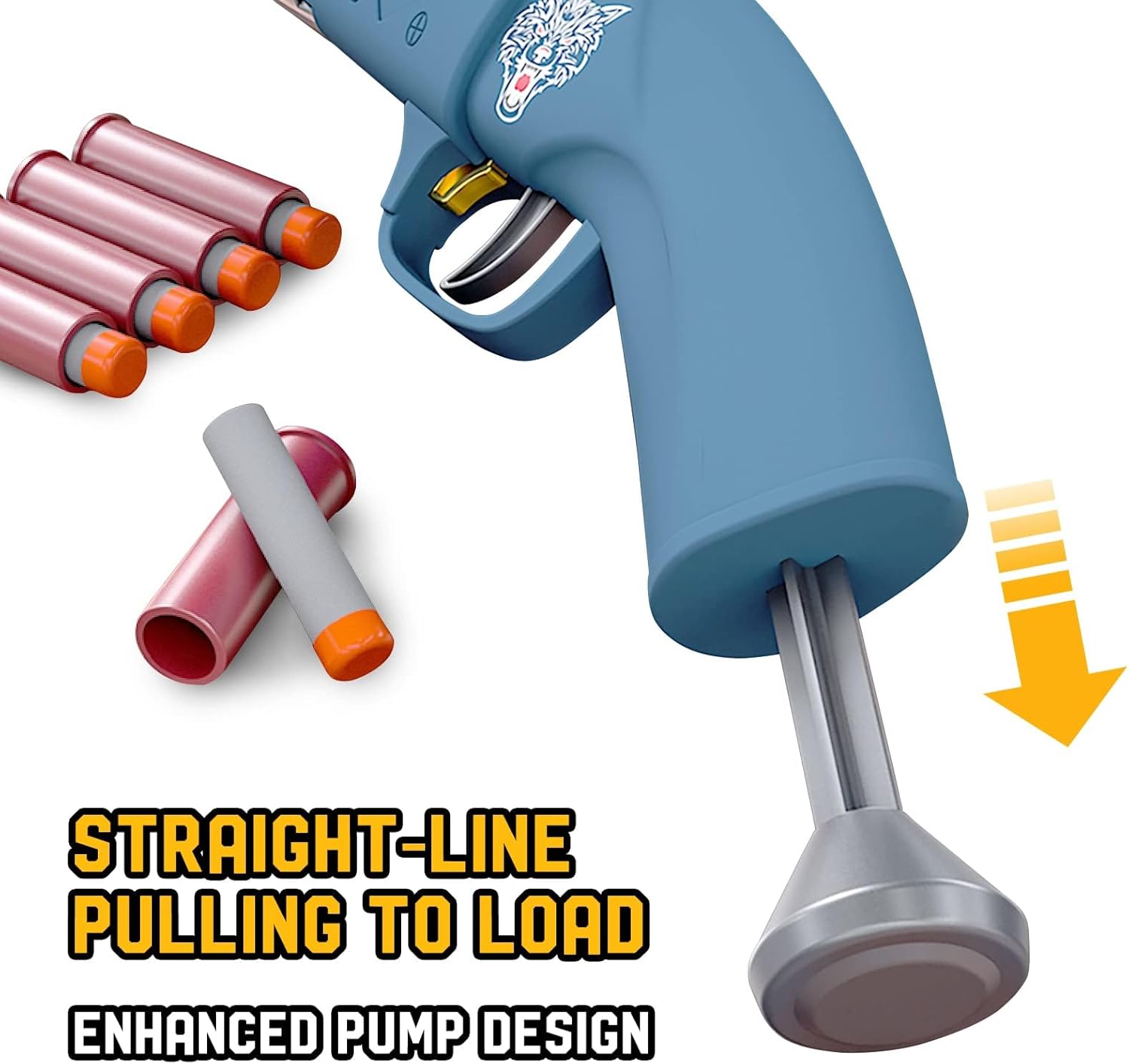 Awsoo Shotguns Gun Toy, Shotgun with Ejecting Shells, Airsoft Shotgun Toy Foam Blaster with 20 Soft Foam Bullets, Birthday for Kids Boys 6+