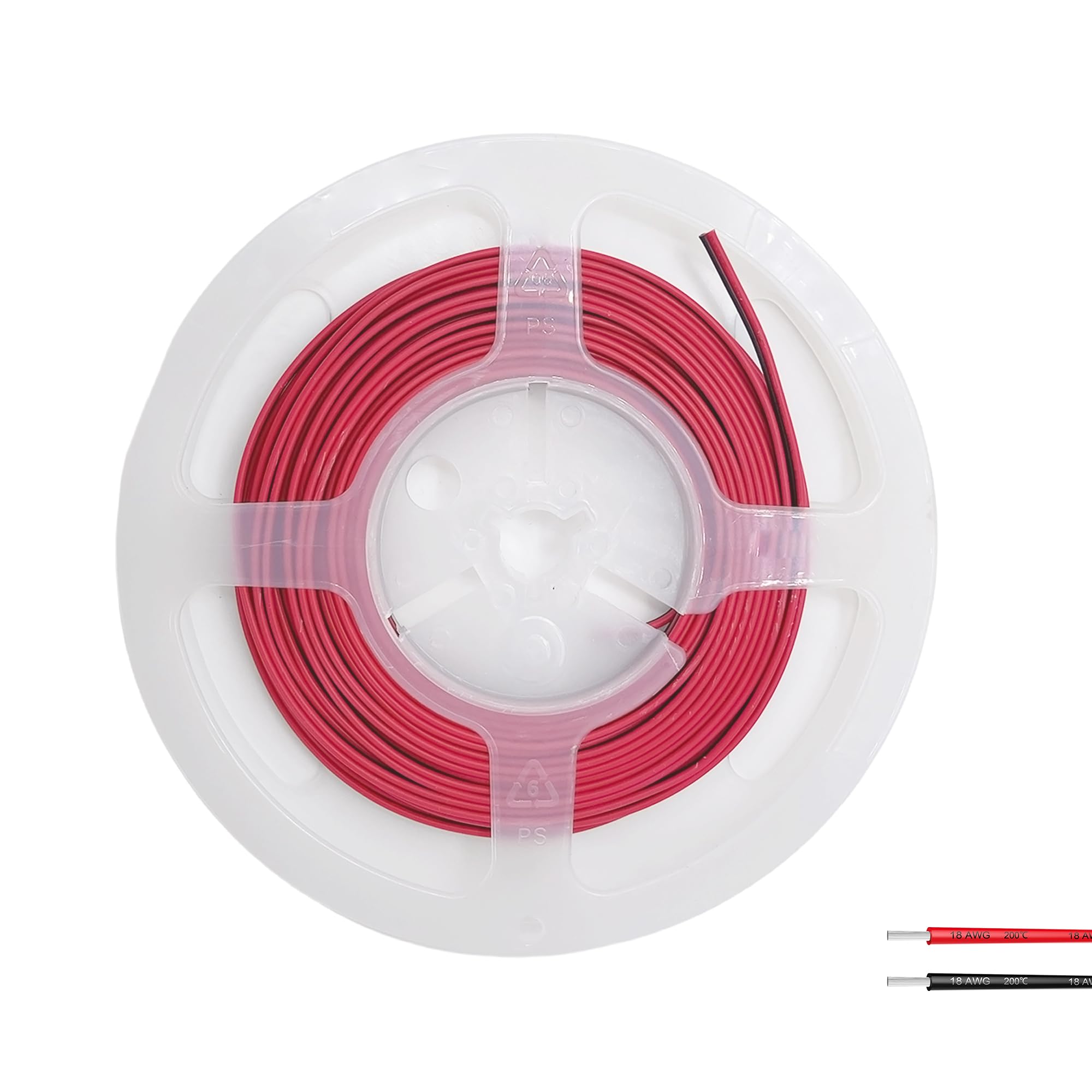 Clearhill 10M/32.8FT 18AWG Electrical Wire,2 Pin Black Red Wire Cable,for 12V/24V DCLed Strips Single Colour โ image 1