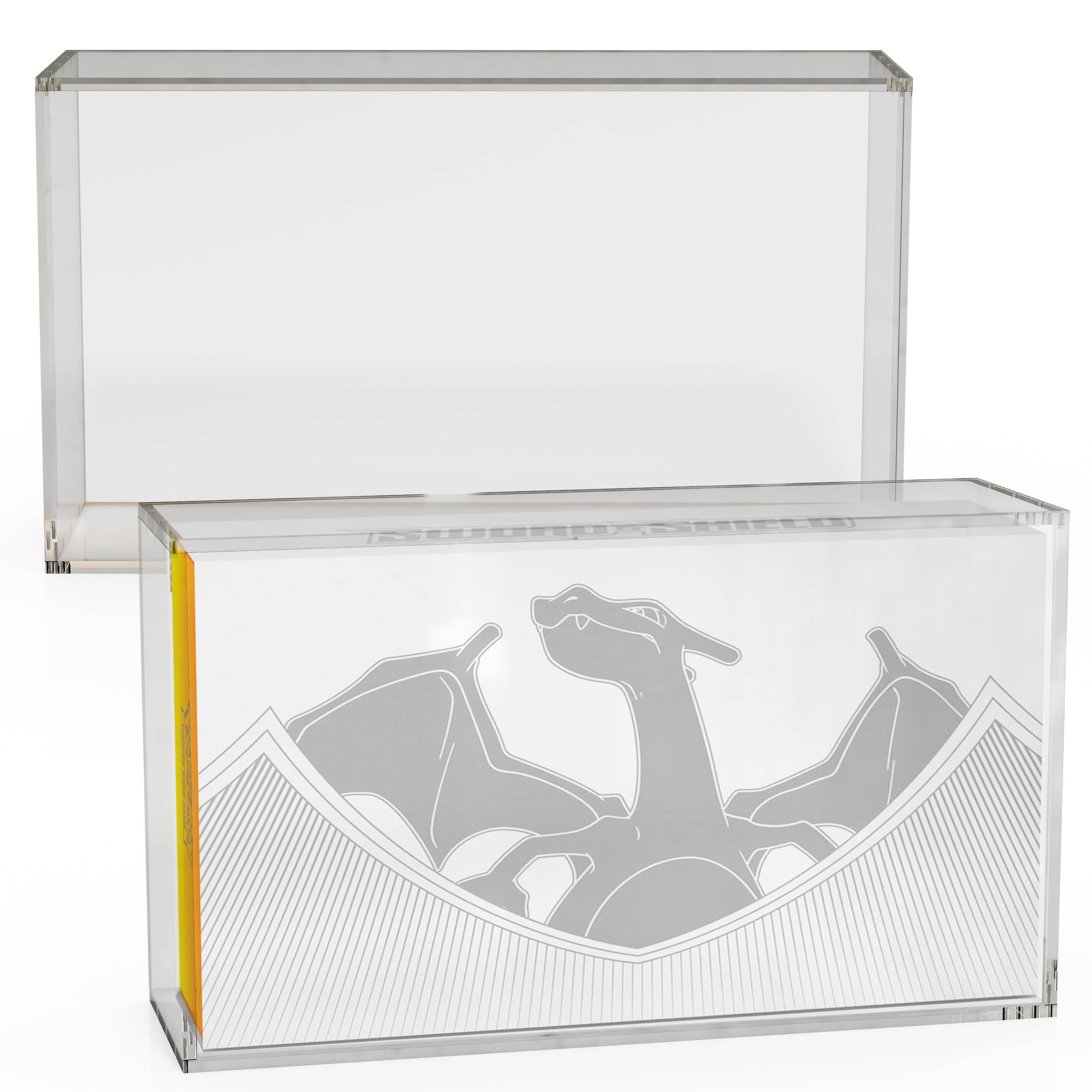 EVORETRO Acrylic Case Display for Pokemon TCG Ultra-Premium Collection Charizard Pack of 1
