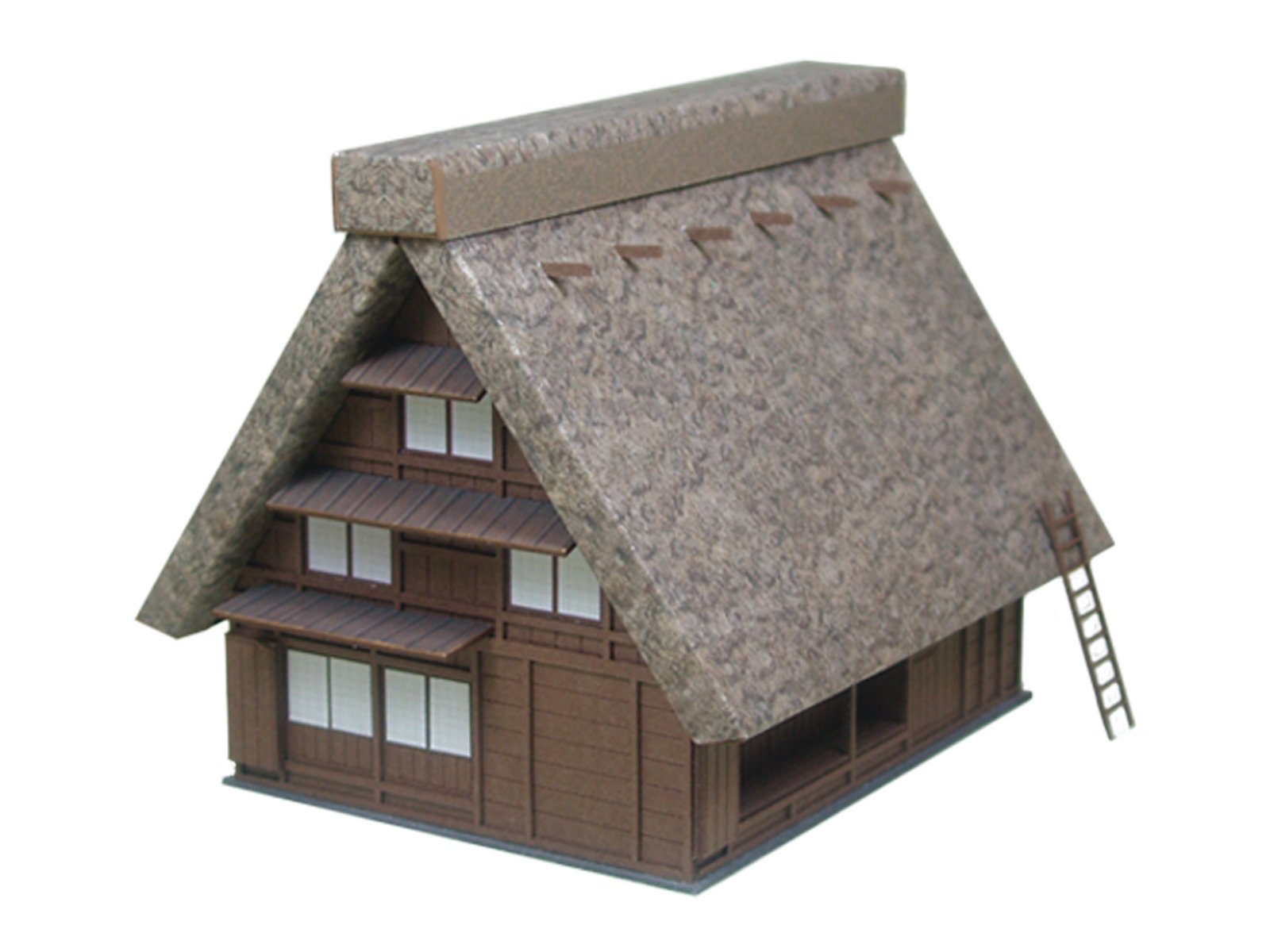1/150 Steep-Roofed House Miniature Art Old Style Diorama Series (import japan)