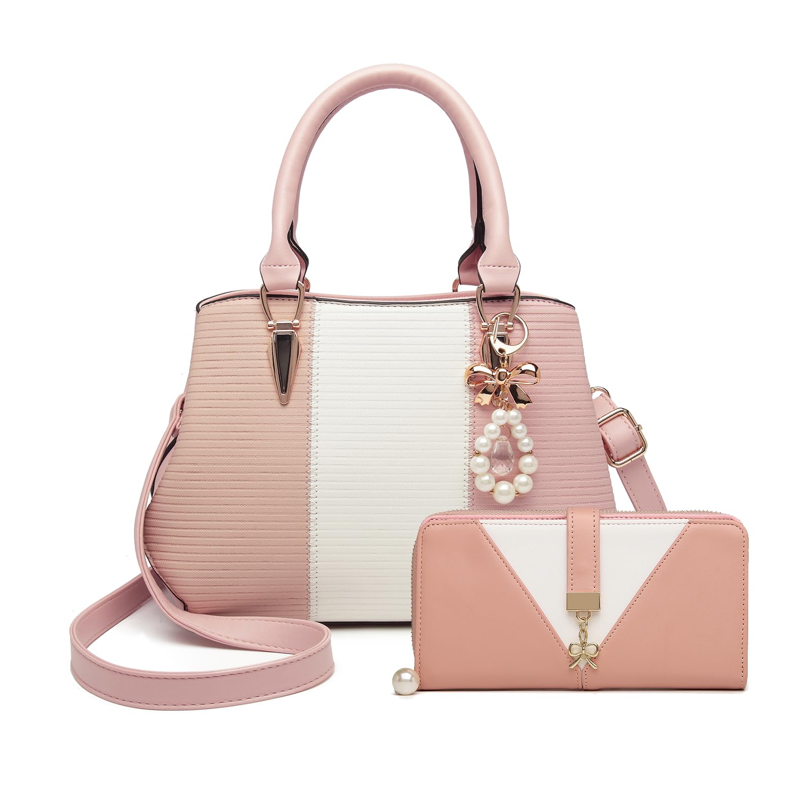 Miss LuluDesigner Handbags for Women and Purse Wallet Set Shoulder Bags Top Handle Bags Crossbody Bags Colour Combination
