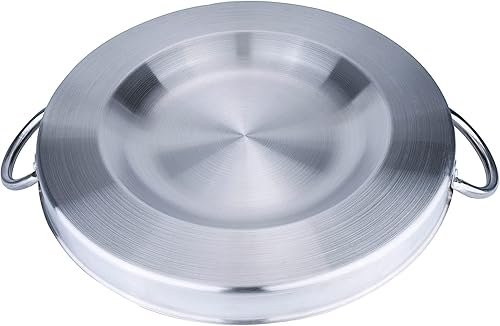 Miniatura 3 de ARC, CM54 Aprobación NSF de 21.25 pulgadas, resistente acero inoxidable, convexo, Comal Cazo - Utensilios de cocina, wok de estilo mexicano, gran