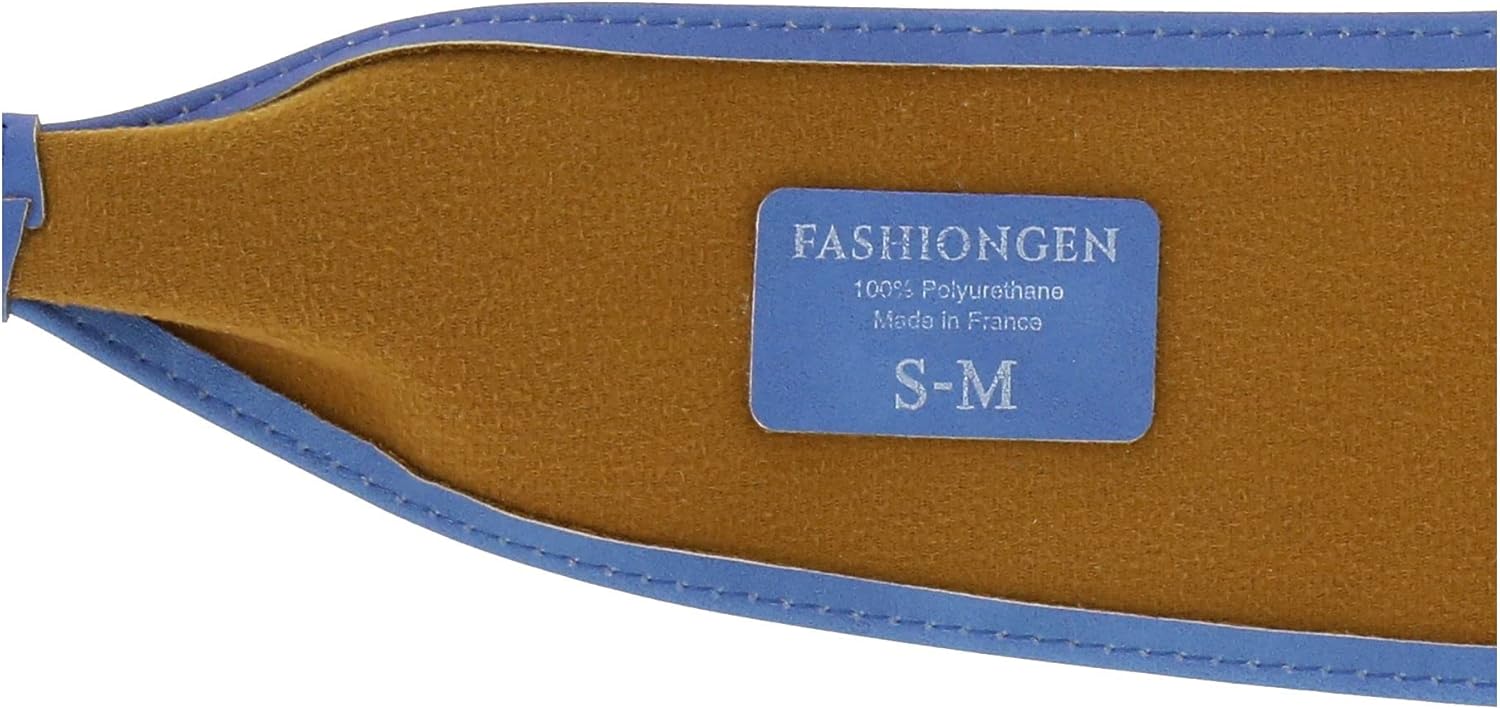 FASHIONGEN - Woman leatherette waisband Obi Belt, MICA - Image 7