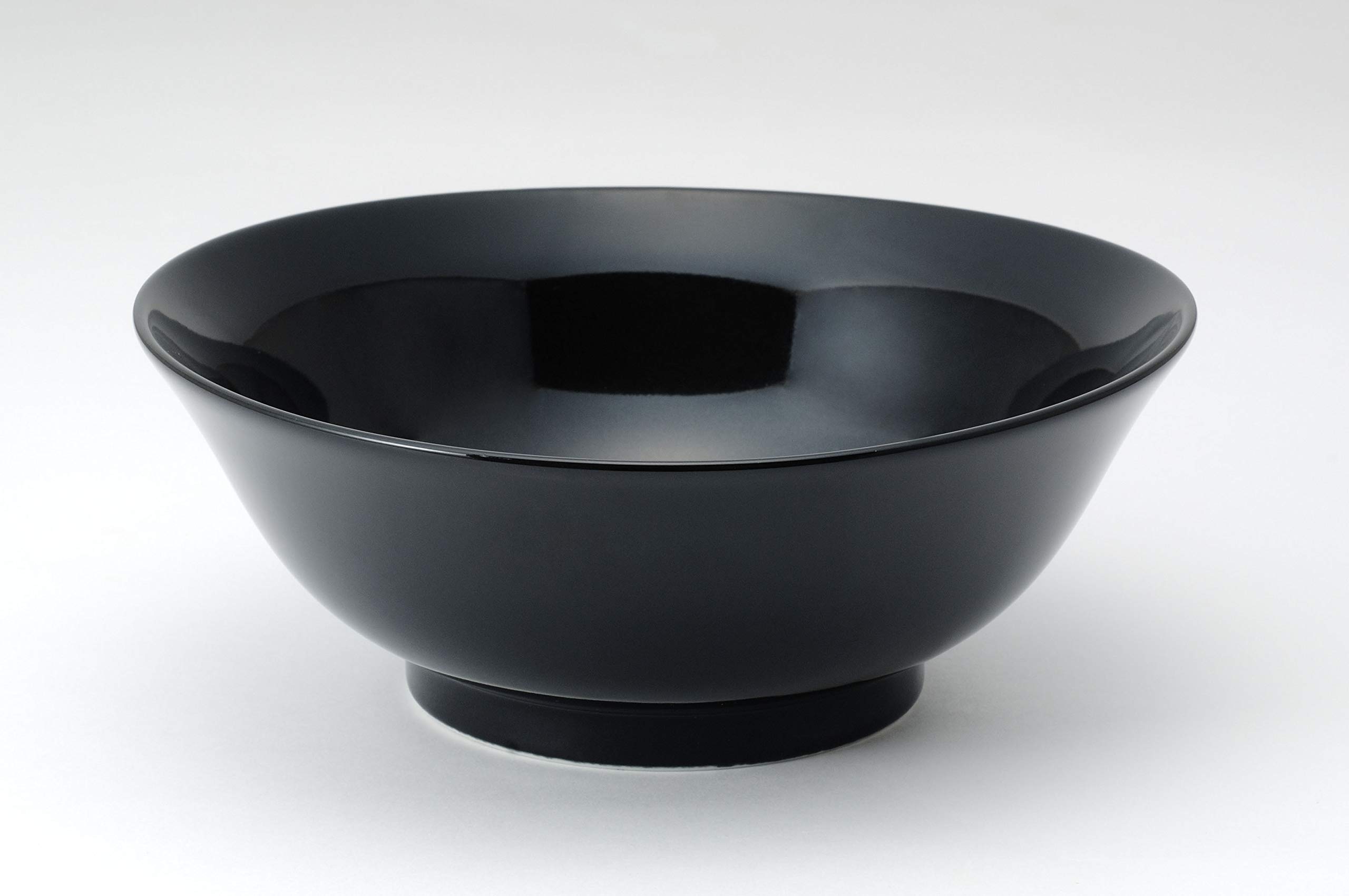 Mino Ware Black Glazed Ramen Bowl Set
