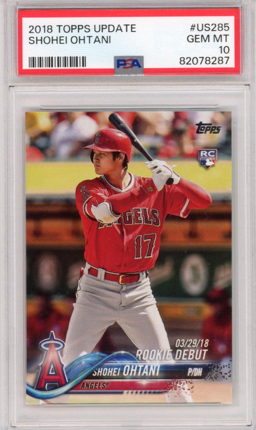 PSA 9 - 2018 Topps Update #IA-23 SHOHEI OHTANI RC An International 