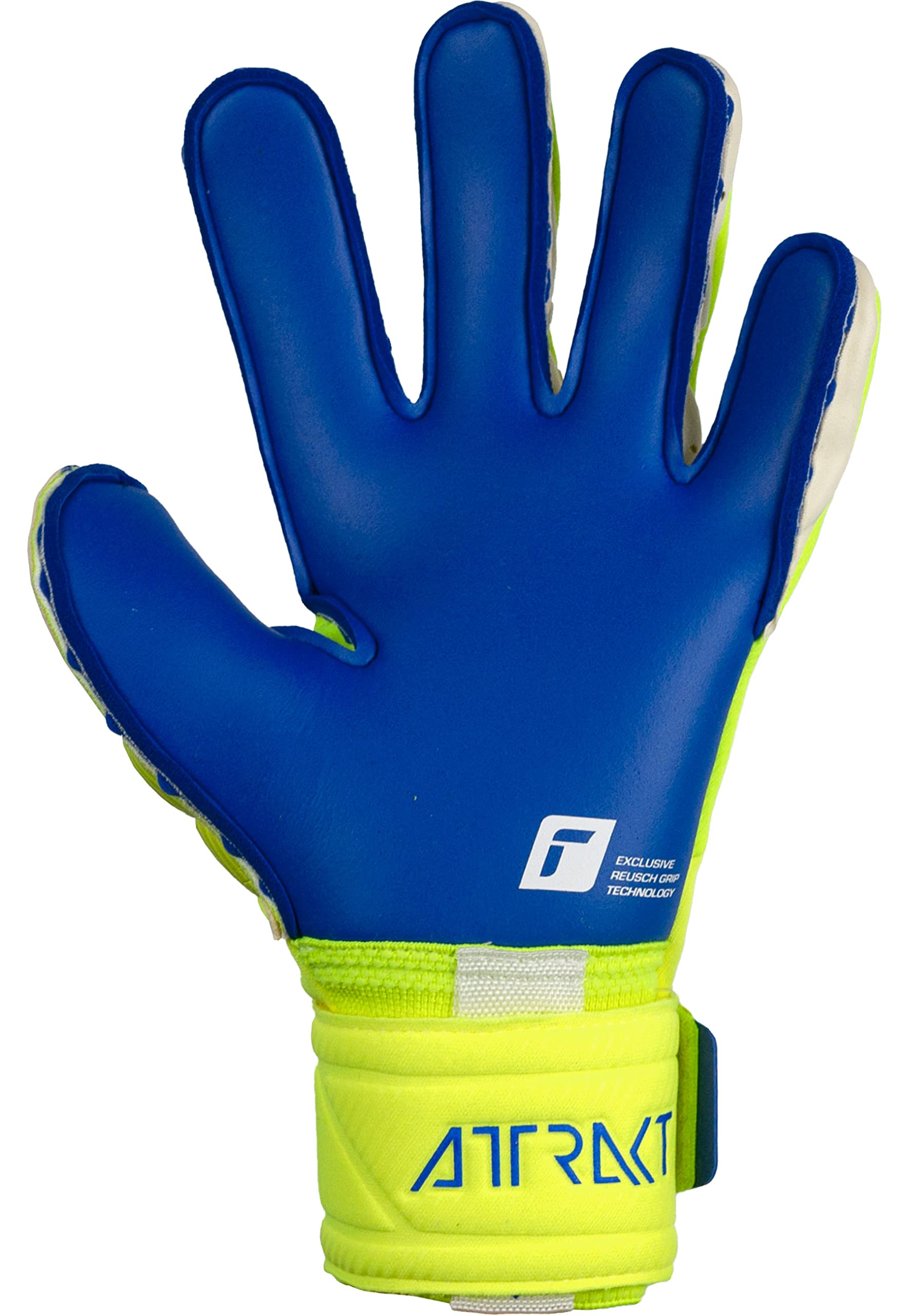 Reusch Attrakt Guanti da Portiere Unisex con Cucitura Interna E Rivestimento Grip Duo, Adatti per Tutte Le Superfici del Campo da Gioco, Calcio per Adulti Uomo