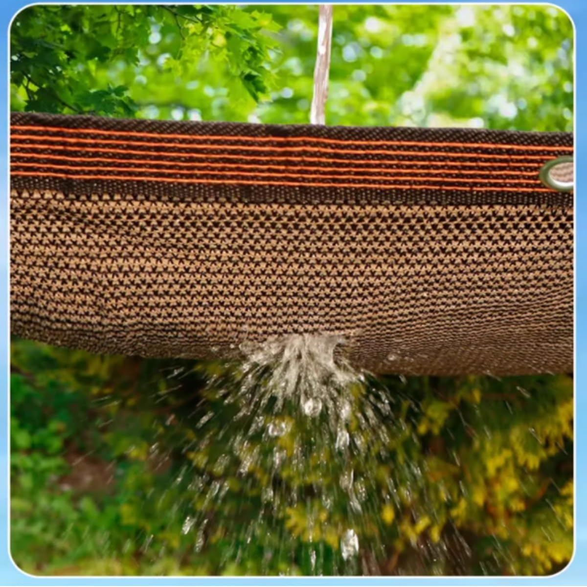 GJZQDKX 90% Brown Shade for Fences Windproof Dustproof Outer Eyelet Shade Curtains 3x5m 3x6m 4x4m 4x5m 5x5m 5x6m 5x10m 5x12m.
