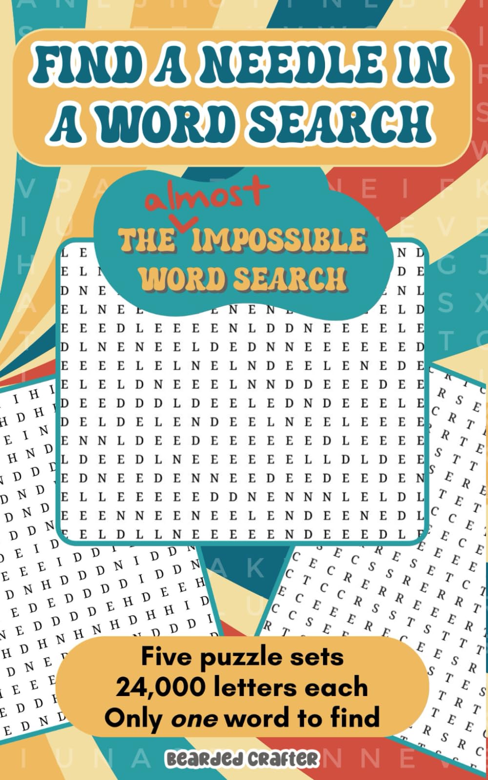 Find a needle in a word search: The almost impossible word search