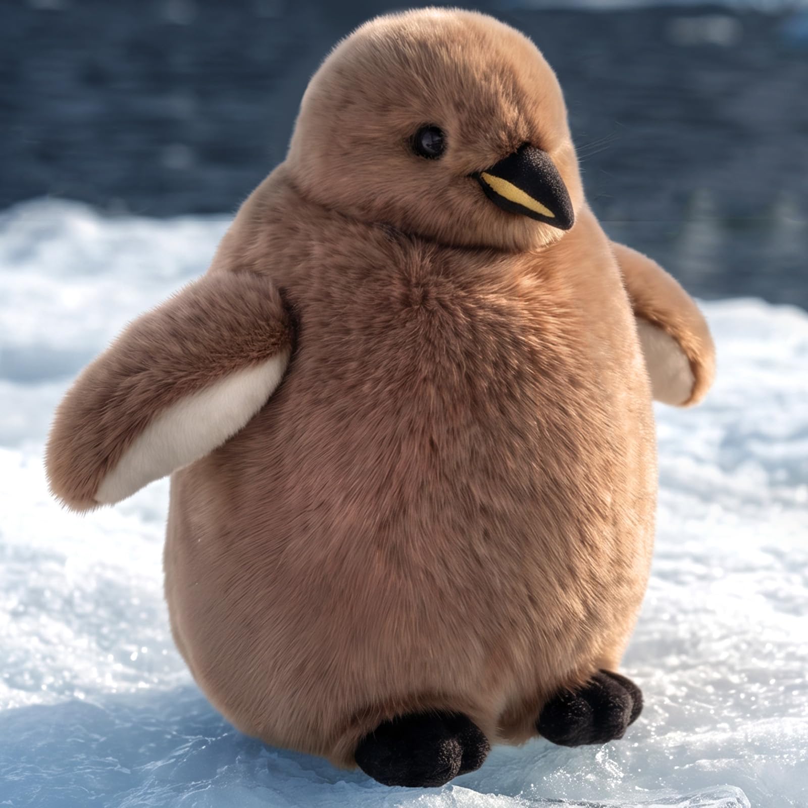 OUOZZZ Penguin Soft Toy - Cute Cuddly Penguin Teddy for Babies & Children, Fluffy Stuffed Animal Toy for Nursery Decor, Birthday Gift for Boys & Girls (20cm)