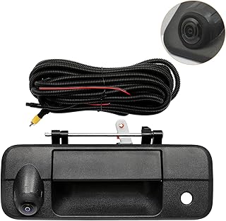Backup Camera Tailgate Handle, Compatible with Toyota Tundra 2007 2008 2009 2010 2011 2012 2013, with Key-Hole,with 170°Rear Viewing Angle, Waterproof, Rear View Camera, Back up Camera, Reverse Camera