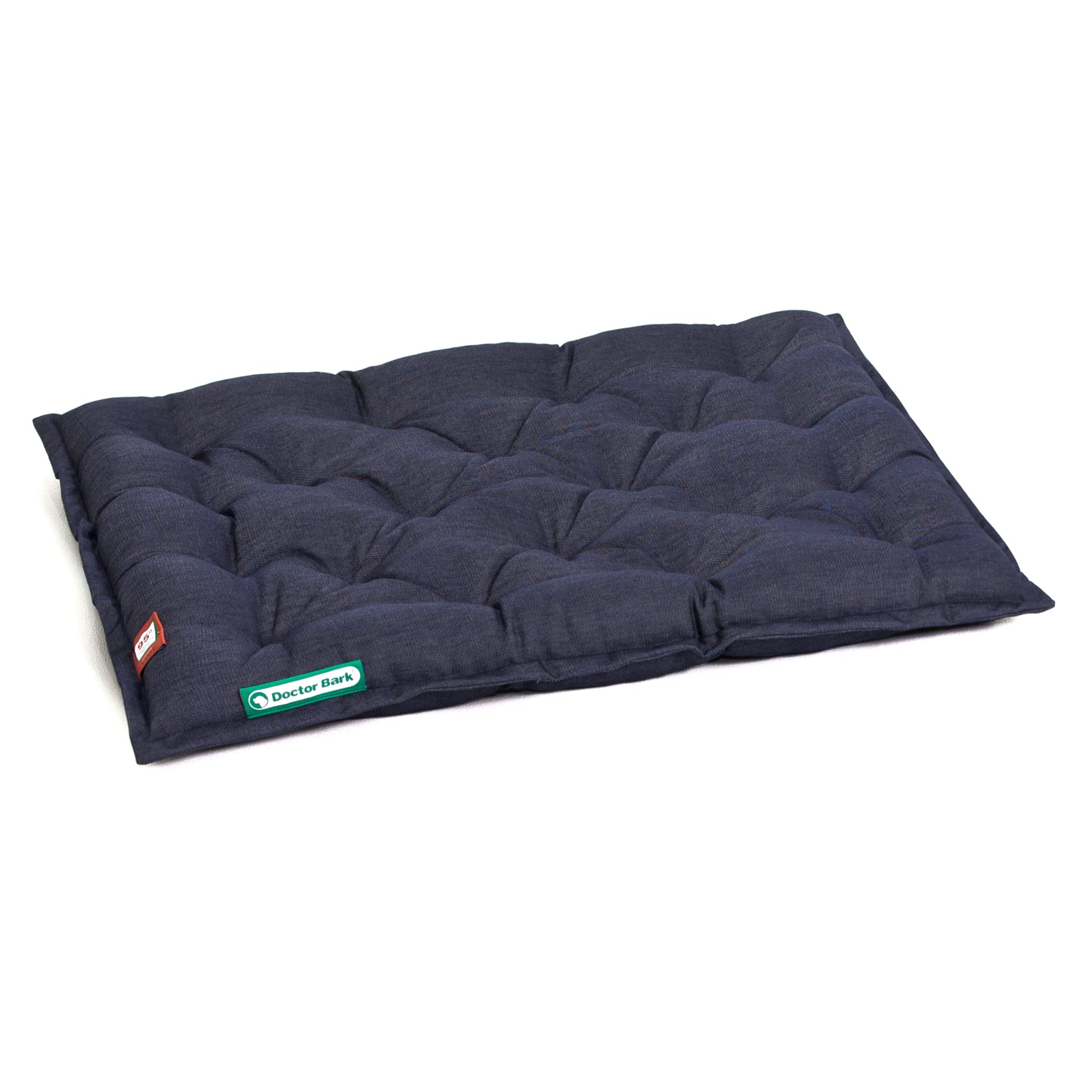 Doctor Bark Hundekissen Urban - orthopädisches Hundebett für größere Hunde - waschbar bis 95°C - robuste Indoor/Outdoor Hundematratze - Made in Germany (L - 80x60 cm, Königsblau)