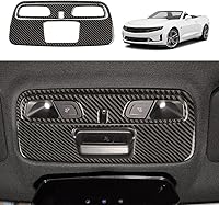 Vista 13 de Calcomanía de fibra de carbono para perilla de ventilación de aire acondicionado, cubierta interior para Chevrolet Camaro 2016 2017 2018 2019 2020