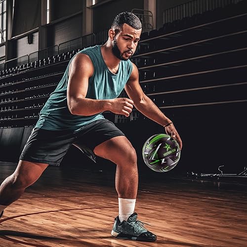 Miniatura 7 de Western Star Baloncesto oficial tamaño y peso tamaño 7 29.5 pulgadas  NBA 5 colores  Control y respuesta  Baloncesto al aire libre  Paquete