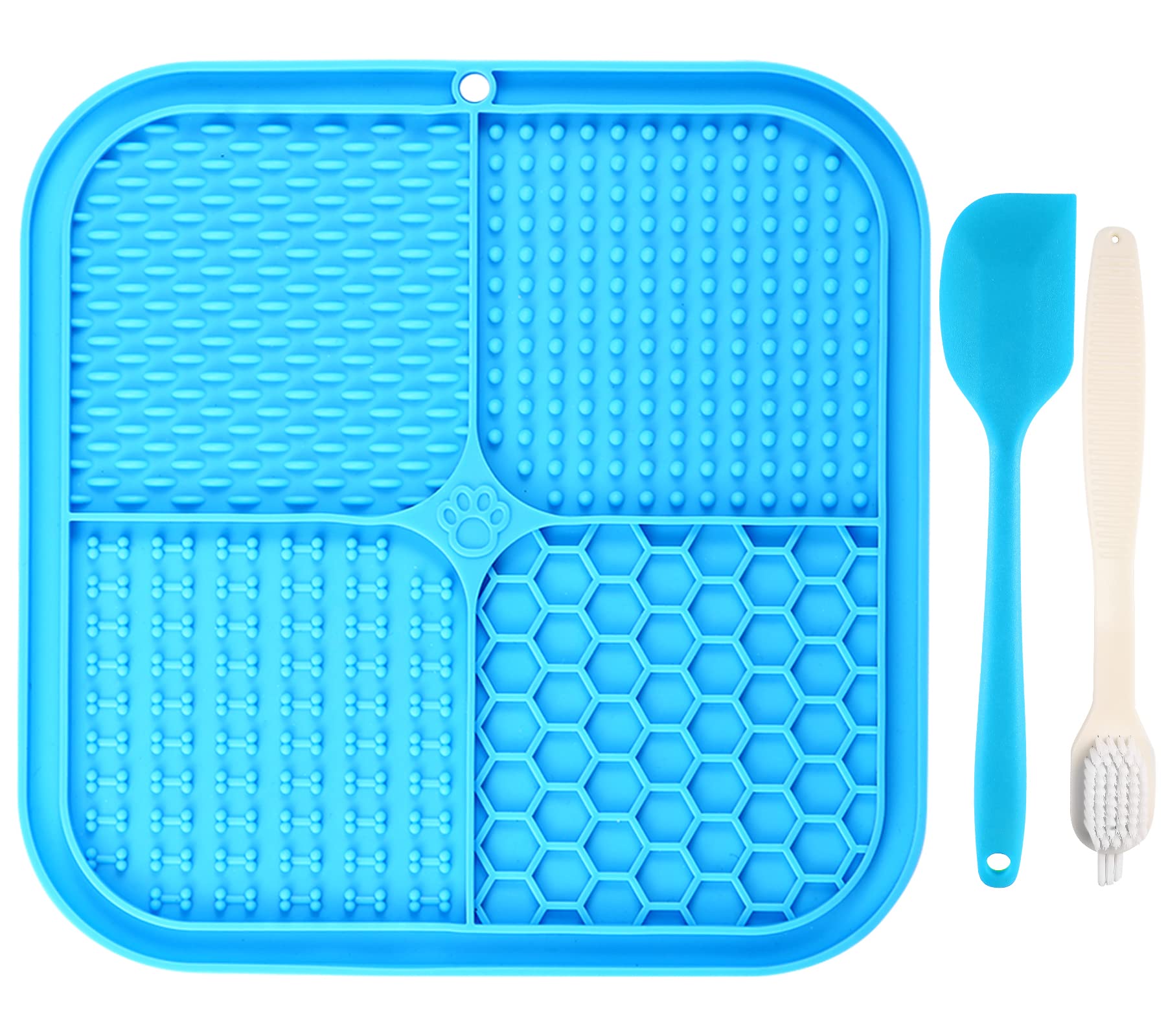 Lick Mat for Dogs, Premium Lick Pad with Suction Cups for Dog Anxiety Relief, Slow Feeder Dog Bowls, Bathing, Grooming and Training