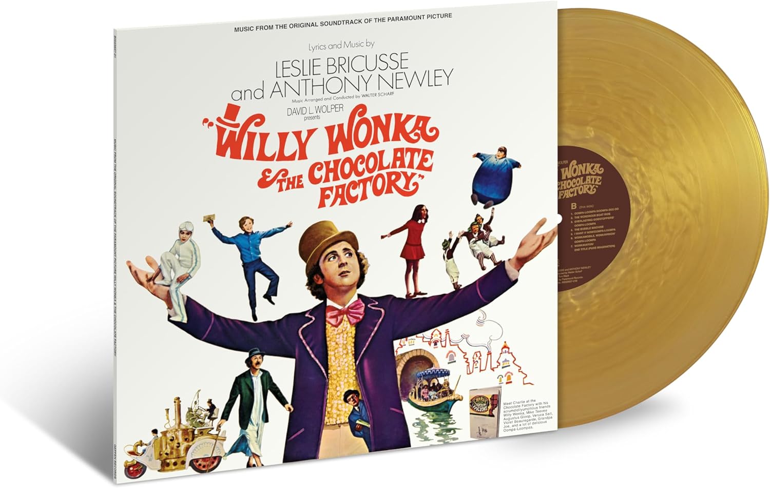Willy Wonka & the Chocolate Factory (Music From the Original Soundtrack) [Disco de Vinil] por Soundtrack — capa do álbum
