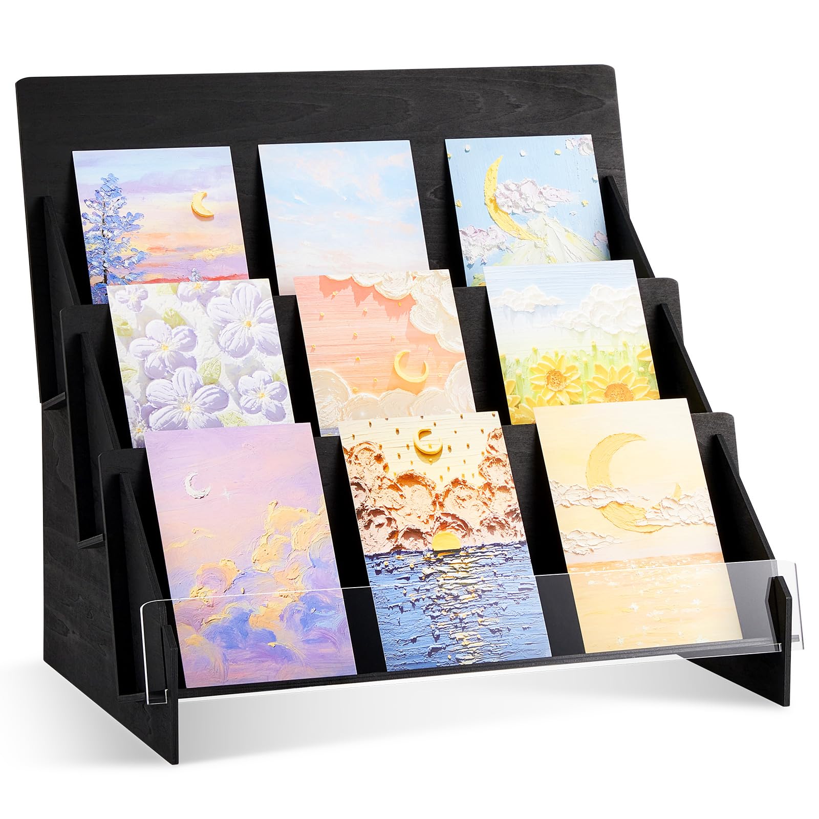 Snapklik.com : Barydat Greeting Card Display Stand Wooden Greeting Card ...