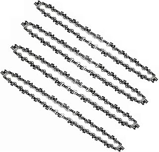 VOXPO Chainsaw chain 18 inch 4 Pack S62 Chain 3/8 Pitch .050 Gauge Ryobi 62 Drive Links for Ryobi Craftsman Chicago Remington Homelite McCulloch Poulan Echo CS-352 CS-346 CS-370 CS-400 CS-2800 CS-3000