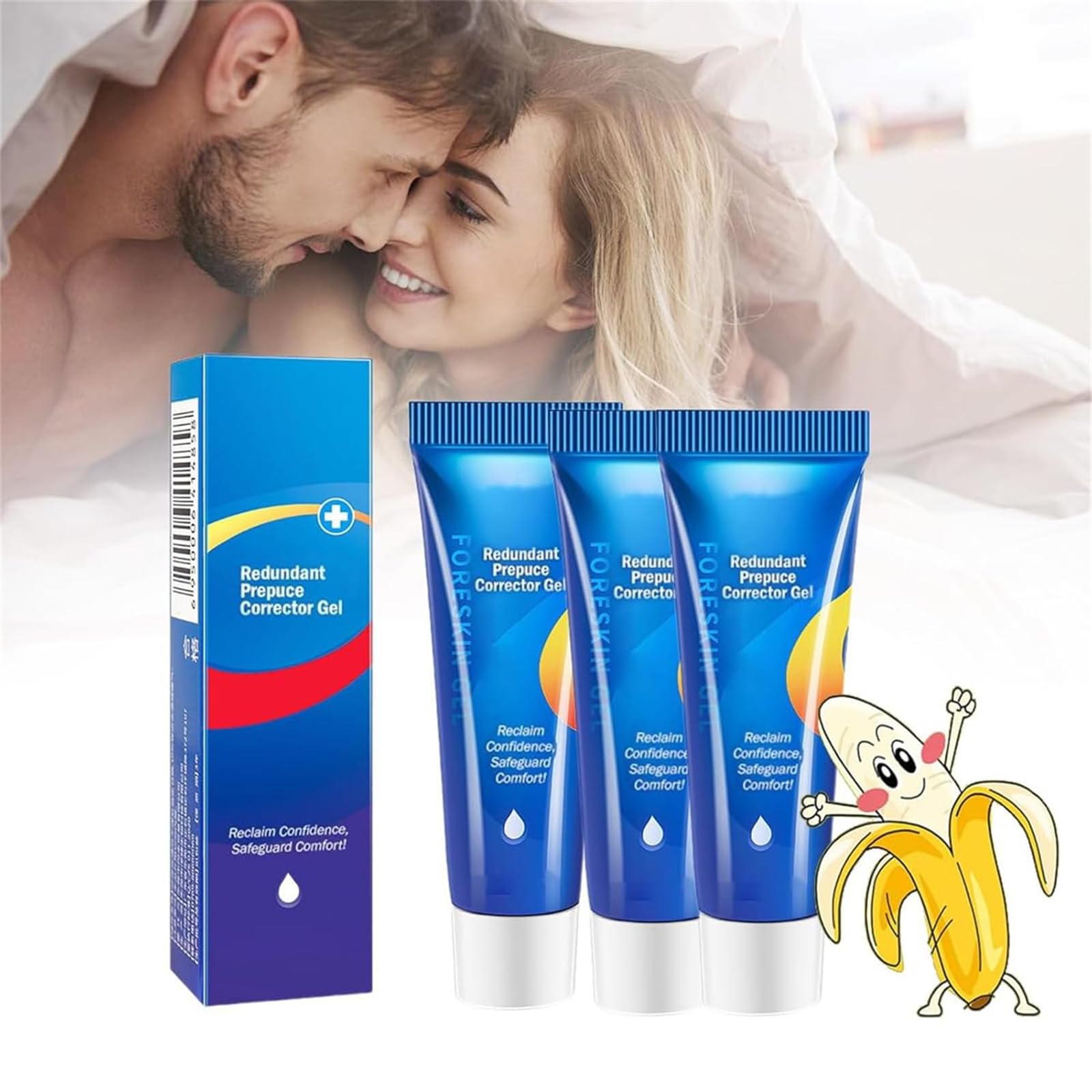 Redundant Prepuce Corrector Gel,Phimosis Correction Gel,Natural Ingredients Phimosis Foreskin Correction Gel,Correction Gel for Excessive Foreskin,Fast and Gentle Action (3)