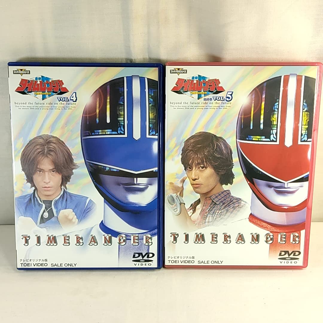 □DVD 未来戦隊タイムレンジャー BOX付 全5巻セット 東映 特撮 【22 