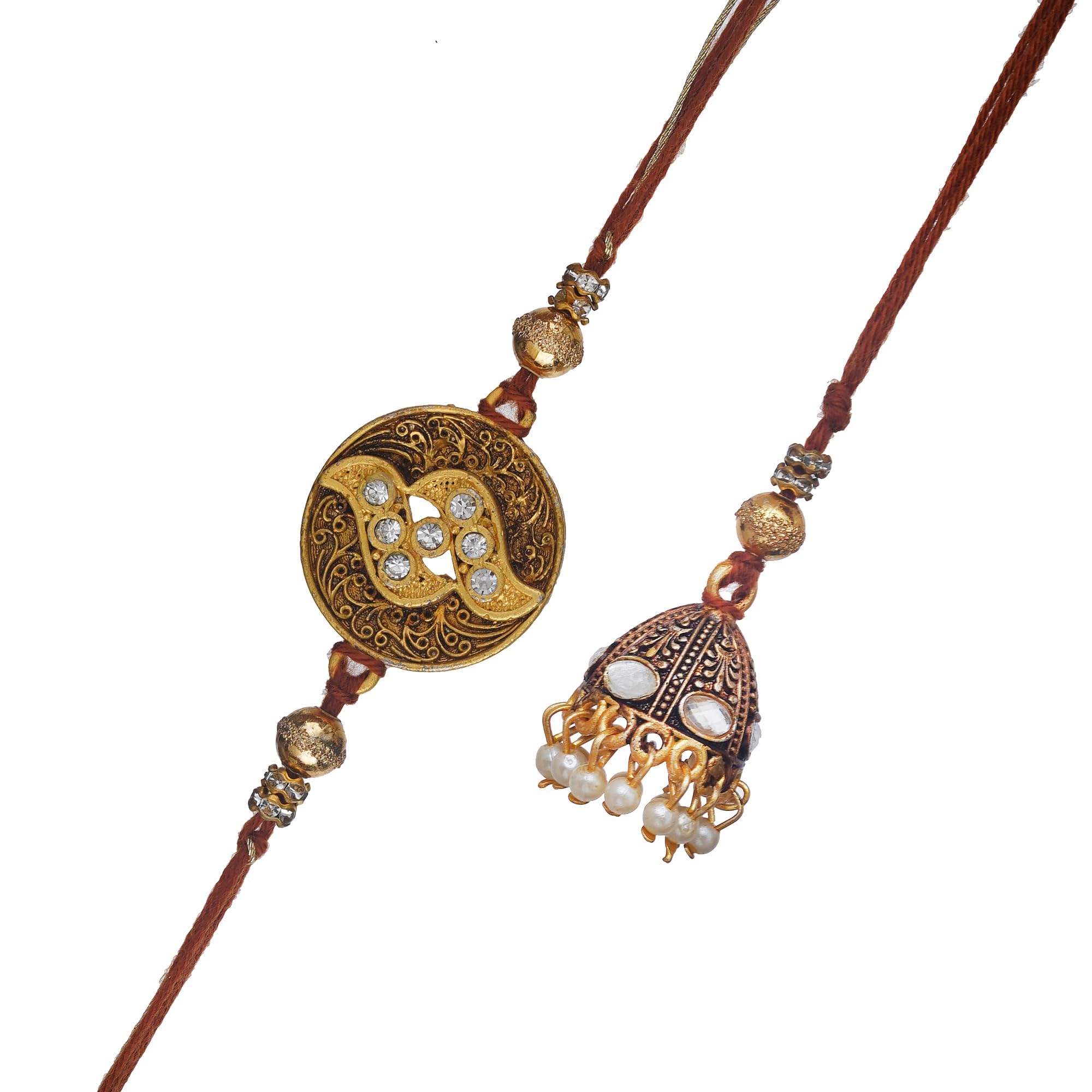 See full amazon price history chart for eCraftIndia Brown & Golden Bhaiya Bhabhi Rakhi Set with Roli Chawal Pack and Happy Rakhi Wooden Cutout - Rakhi for Brother and Bhabhi eCraftIndia Brown & Golden Bhaiya Bhabhi Rakhi Set with Roli Chawal Pack and Happy Rakhi Wooden Cutout - Rakhi for Brother and Bhabhi (B0CFFPSRHW) Amazon Price History, Amazon Price Tracker