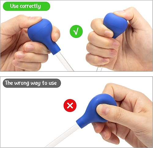 Miniatura 5 de Weewooday 3 piezas de accesorios para tanque de ajolote, pinzas extralargas para acuario, jeringa larga para alimentador de coral, pinzas de