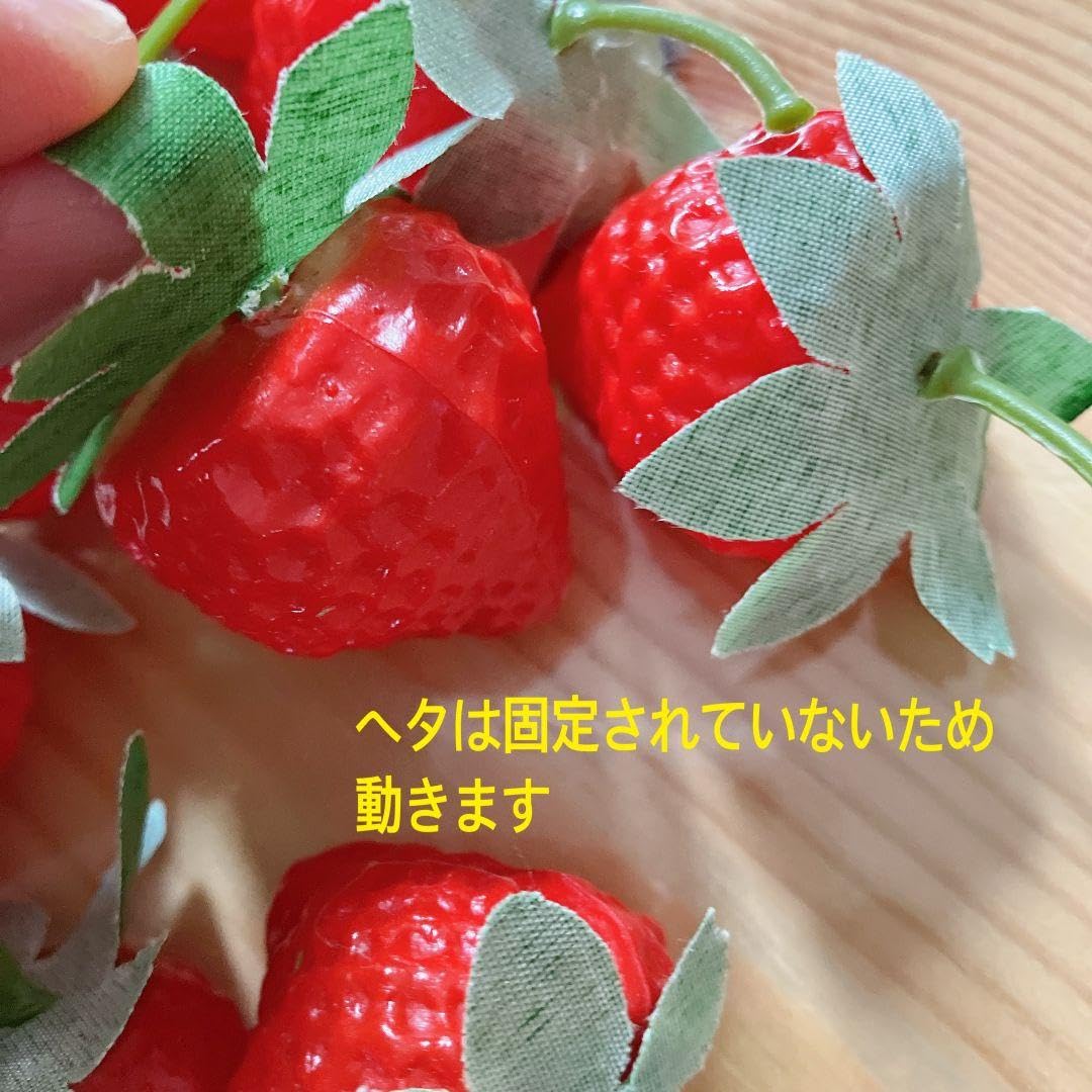 Amazon.co.jp: 食品サンプル いちご 苺 果物 お供え模型オブジェ 50個 