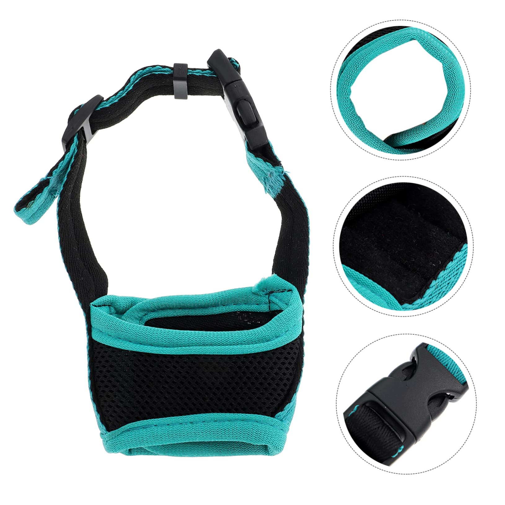 HOLIDYOYO Dog Muzzle for Barking Bite and Chewing Prevention Comfortable Mouth Cover for Outdoor Use