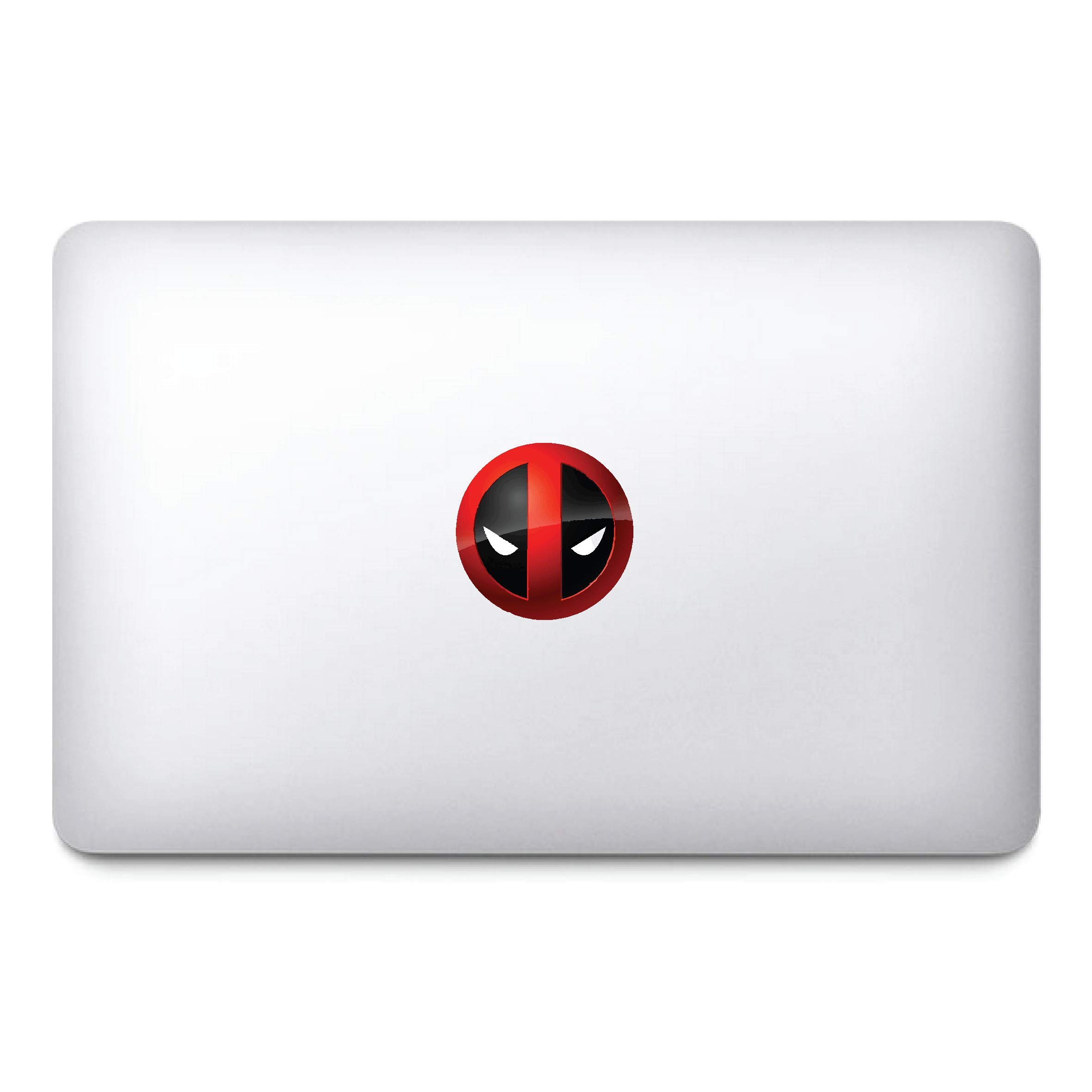 Adesivo Decalcomania Per Macbook Deadpool - Vinile Trasparente Di Alta Qualità, Facile Da Rimuovere (4.5x4.5 Cm)