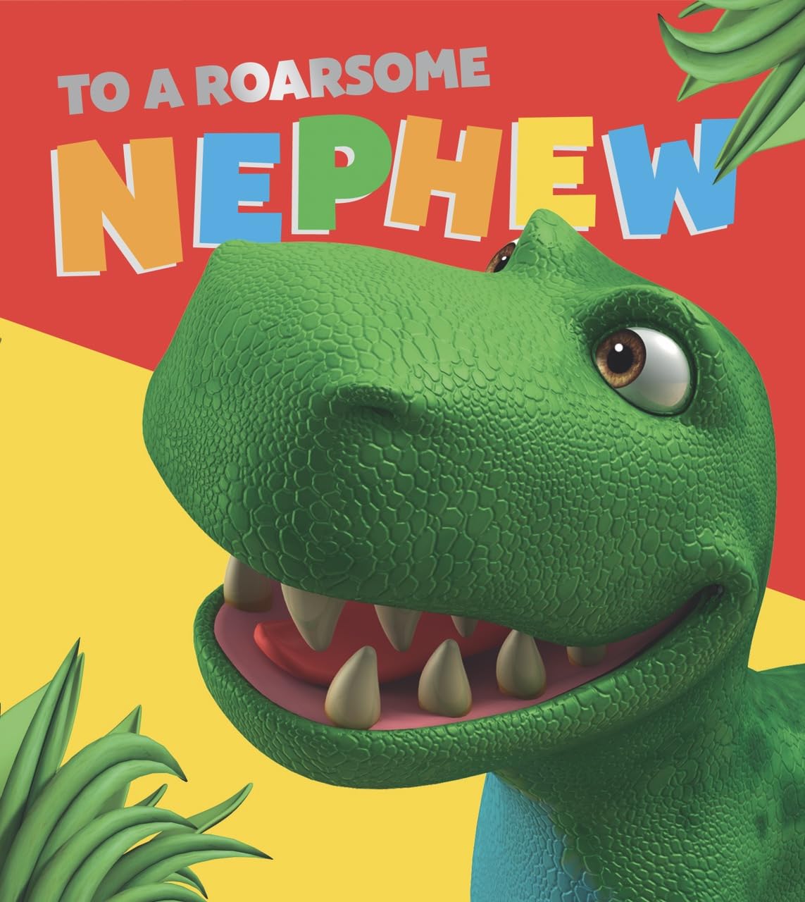 DINOSAUR ROAR BIRTHDAY CARD NEPHEW