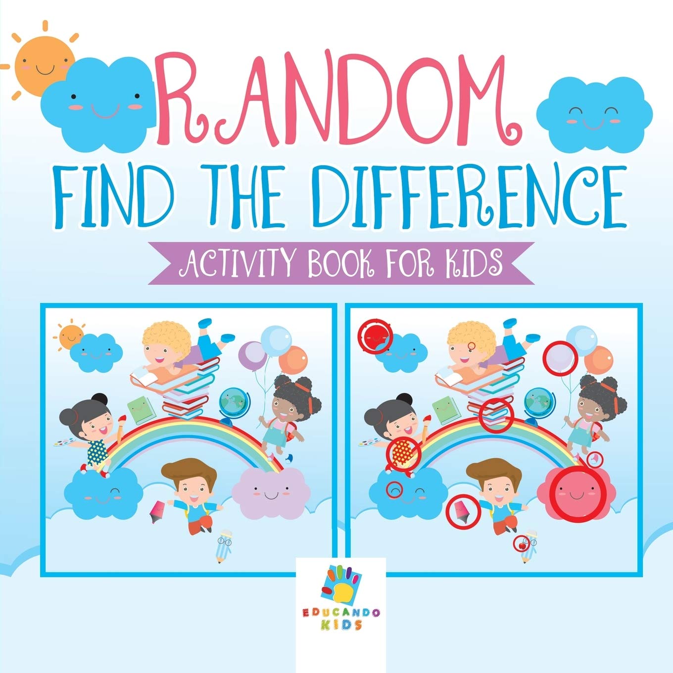 Random Find the Difference Activity Book for Kids
