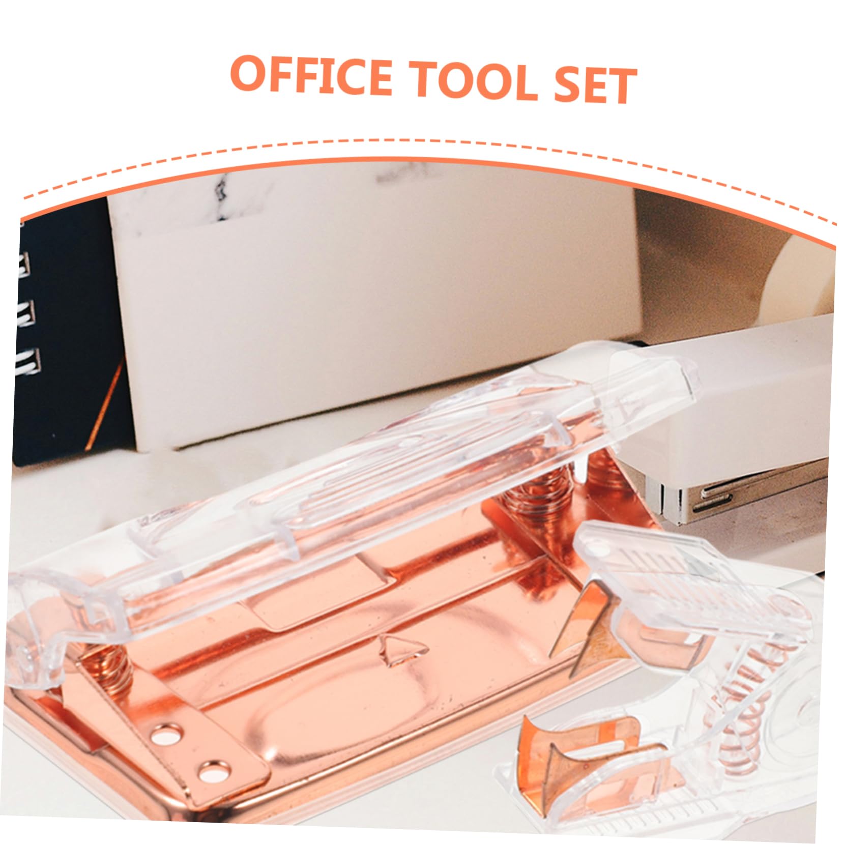 Operitacx 3 Set Di base elegante portatile punzonatrice perforatore strumenti per la rimozione dei punti metallici levapunti per ufficio Metallo attrezzo dispositivo di rimozione impostare