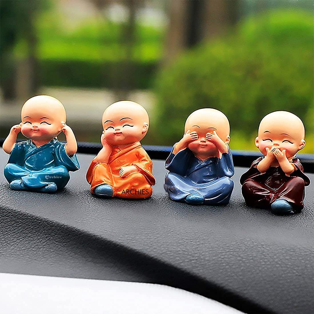 Figurines de moines en céramique SD-AH1624 : l'artisanat délicat pour votre intérieur