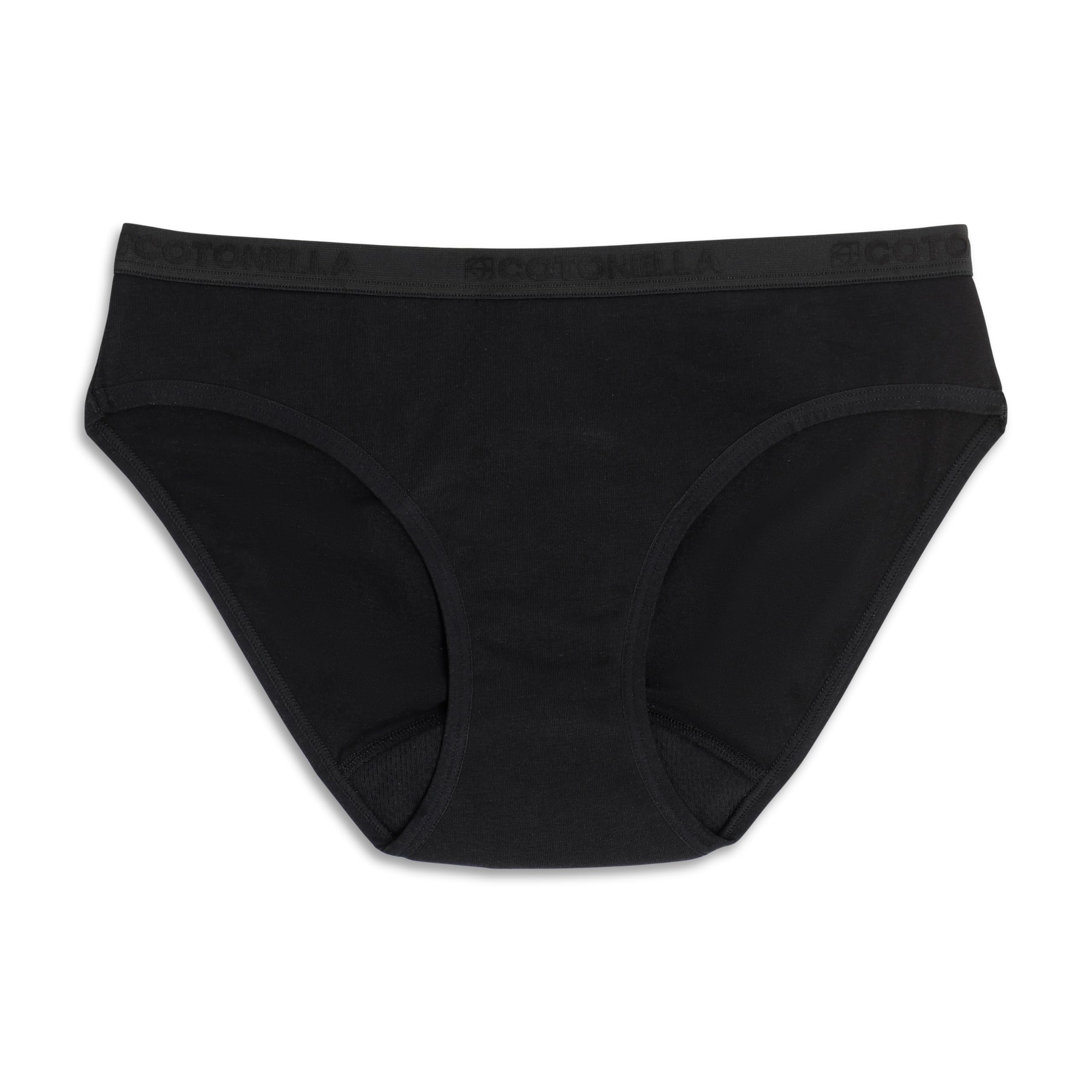 Cotonella, Slip assorbente FloWear in Morbido Cotone bielastico, Con Tassello Antibatterico Lavabile e Riutilizzabile, adatto per Flusso moderato - Conf. da 2 pezzi - art. ADB62K2