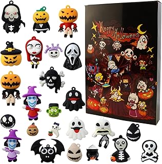 Halloween Advent Calendar 2023, Toy Advent Calendar 2023, Halloween Countdown Calendar With Halloween Toys, Horror Advent Calendar 24 Days Doll,Halloween Countdown Calendar Toys Collectible Gifts