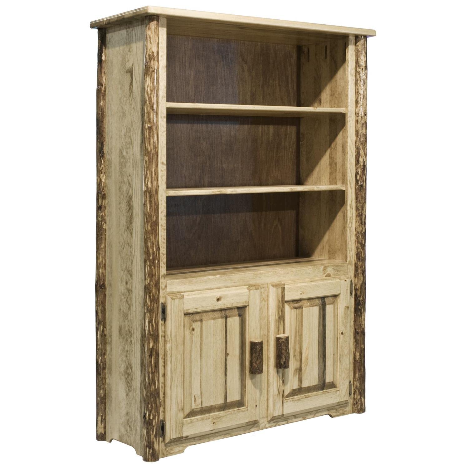 Montana Woodworks Glacier Country Collection Bookcase with Storage