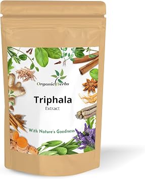 Triphala Extract Powder 7 Oz Brown Pouch 200GM/0.4 lb