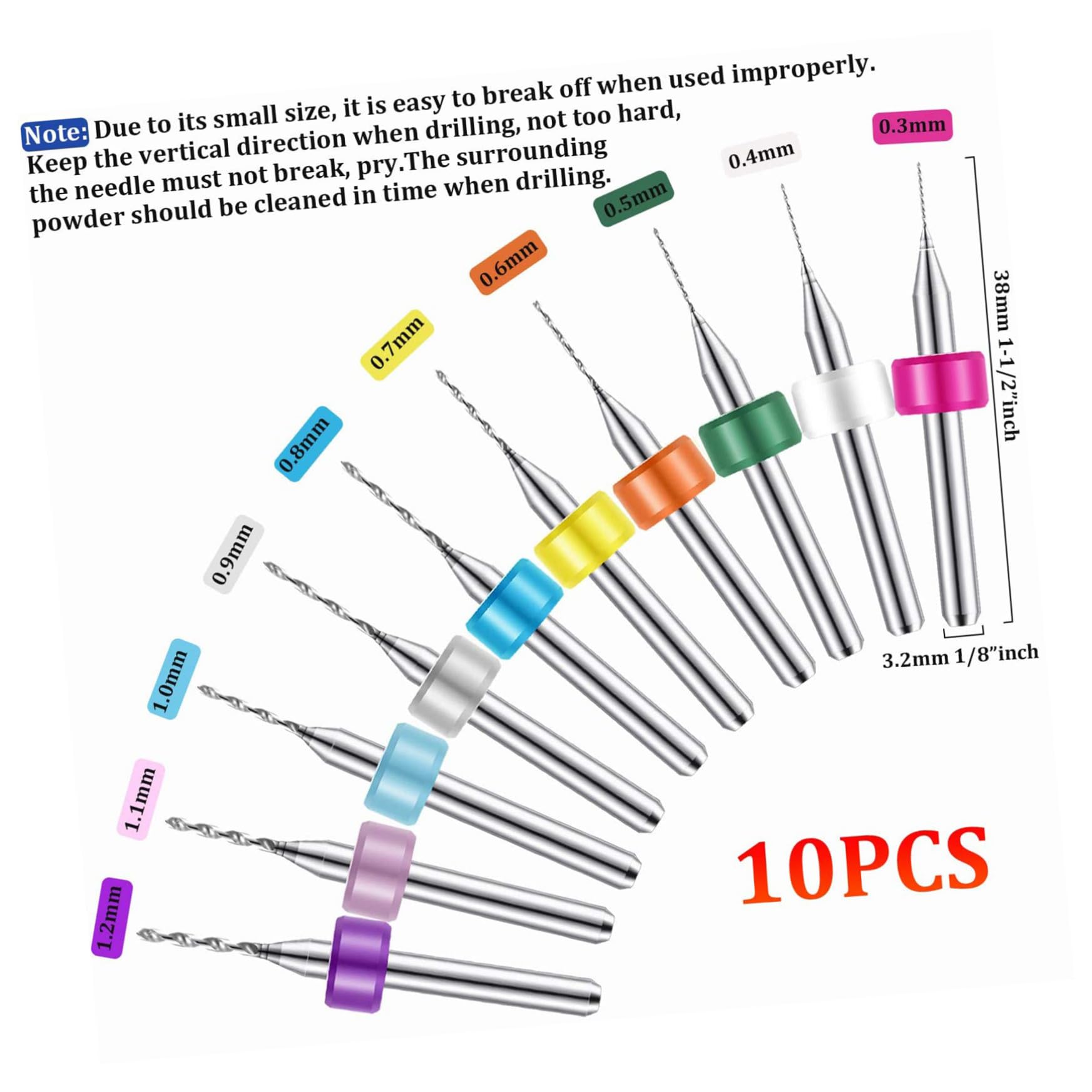 152pezzi Mini Punte Per Trapano e Girevole Precisione Per Modellismo e Te Facile Trasportare e Utilizzare
