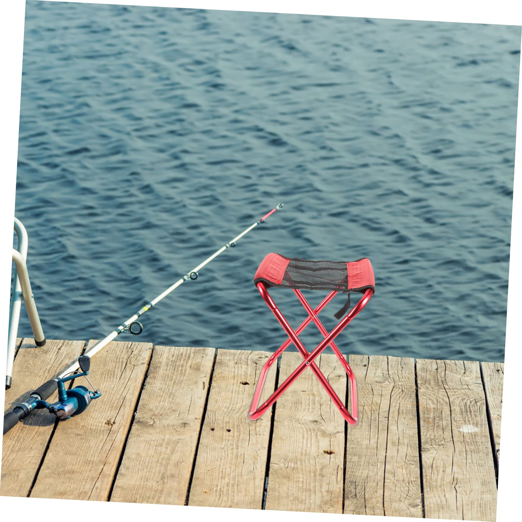 BESTonZON Pieghevole Piccolo Sgabello Portatile Pieghevole Per Giardinaggio Viaggi e Picnic Realizzata Materiali Per