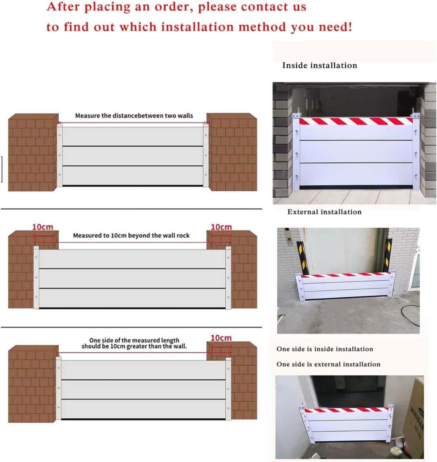 Barrière Anti-Inondation Aluminium 80x40CM Barrière Anti Inondation Porte Garage Réutilisable Barrière Mobile De Protection Contre Les Inondations Barrière De Sécurité Inondation