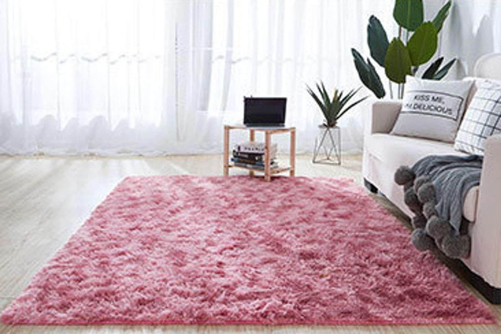 Tapis en laine de soie tiedye pour transformer l'ambiance de votre chambre