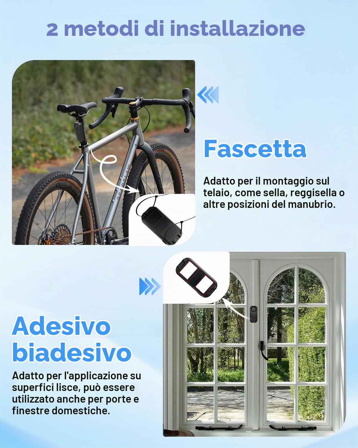 Cruxer Allarme Moto Bicicletta Con Telecomando,Senza Fili Antifurto Bici Impermeabile IP65,113dB, Elettronico, Monopattino Elettrico Auto, Sonoro, Veicoli Porta Finestra