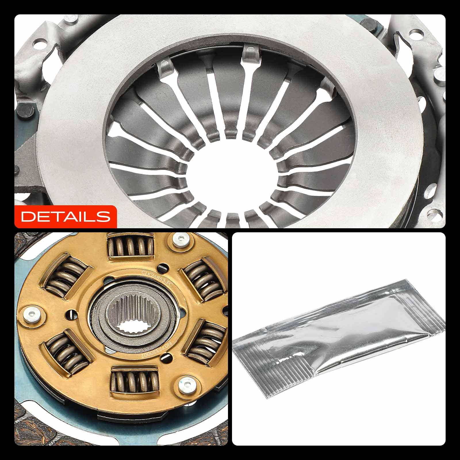 Frankberg Kit de embrague con grasa sintética 7701476973 | Compatible con: Logan MCV KS, Logan I LS, Clio III Grandtour KR0/1, K.a.n.g.o.o Express FW0/1