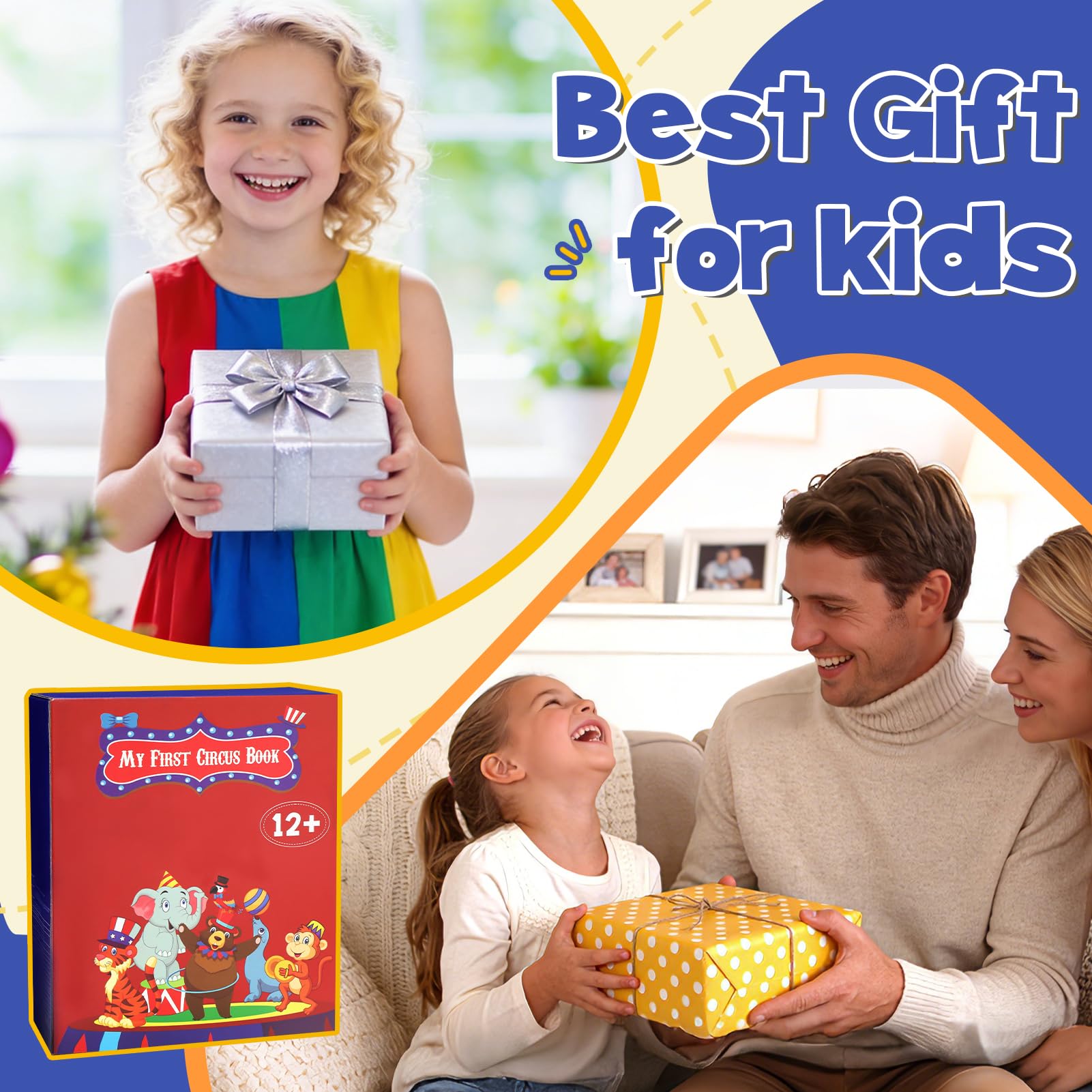 Busy Book Montessori Giocattolo 1 anno in su, Quiet Book Baby, Busy Board interattivo, Libro in feltro Educazione precoce viaggi Giocattolo Auto e aereo,sviluppo motorio Regalo compleanno Natale