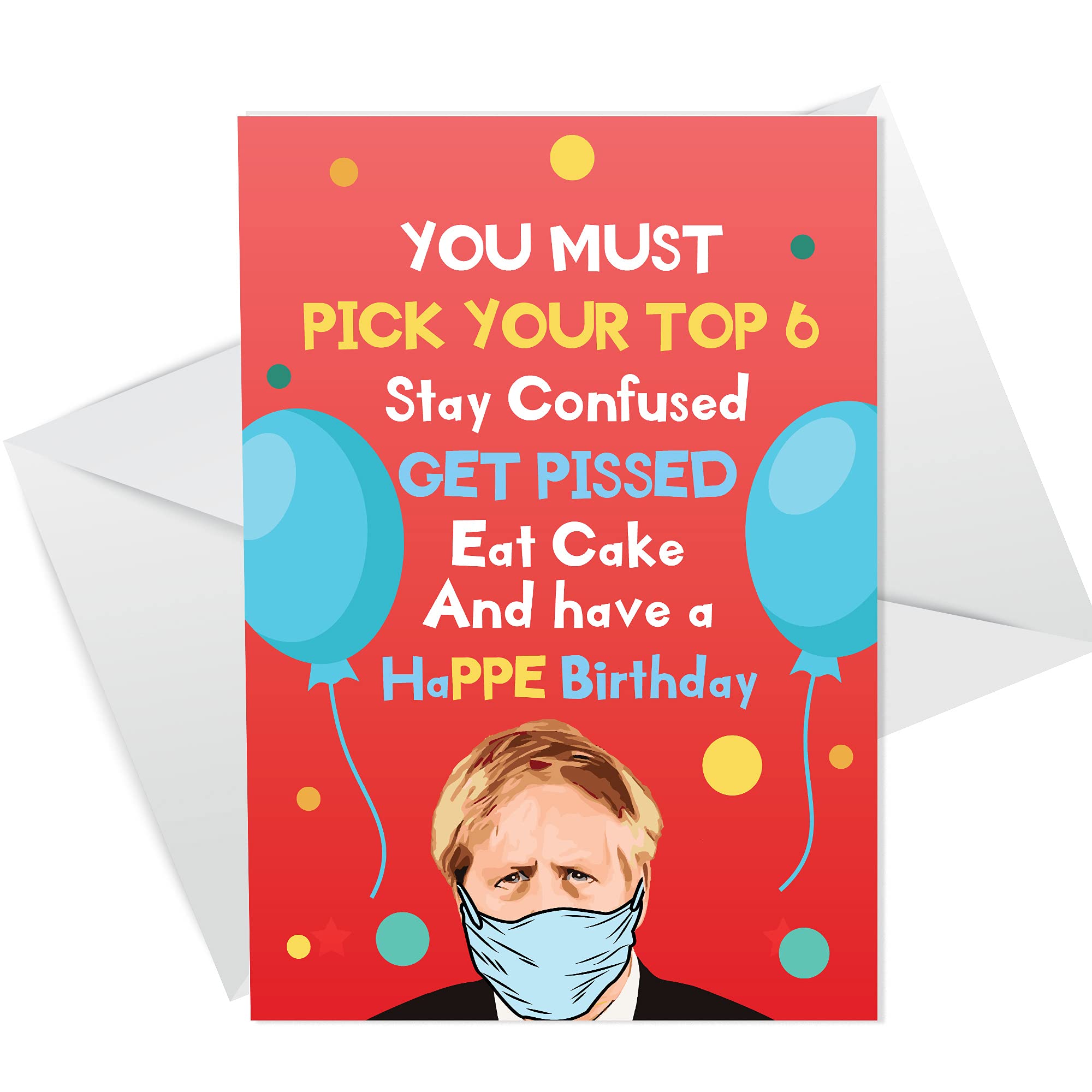 FUNNY Lockdown Design Birthday Card For Mum Dad Uncle Auntie Sister Brother